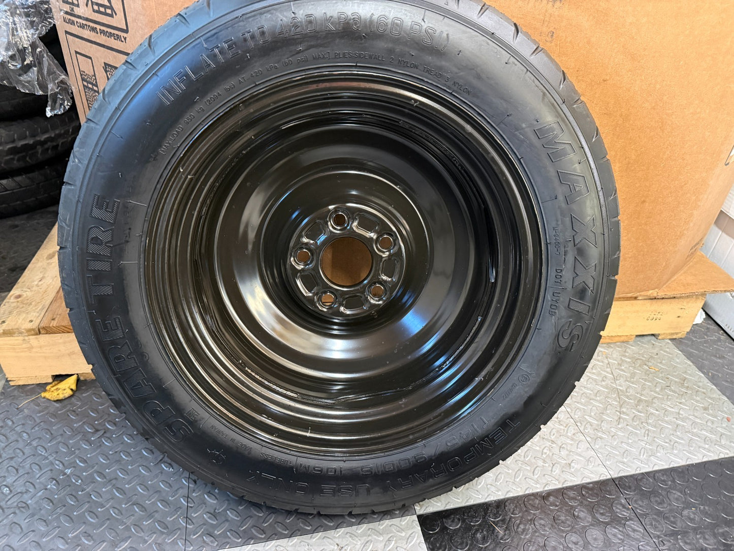 2014-2019 Nissan Rogue 16" Spare Tire Wheel Compact Donut T145/90D16 Maxxis