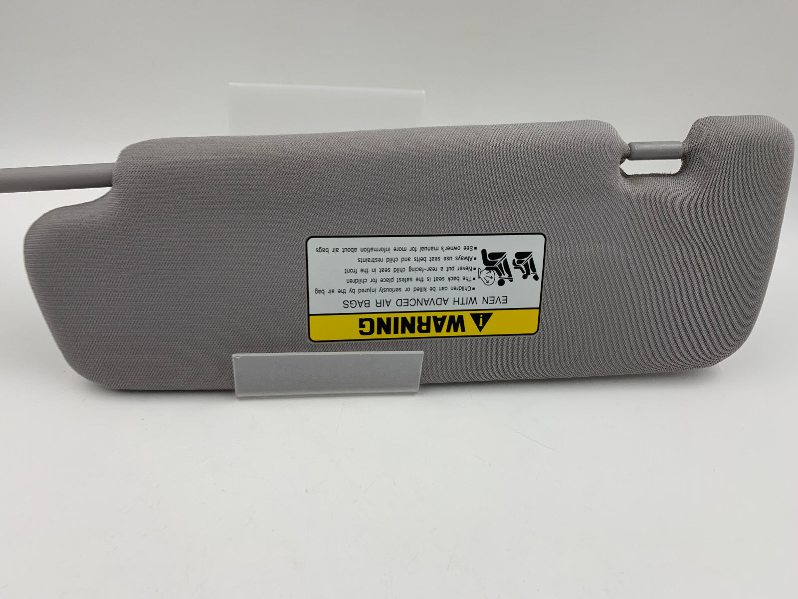 2011-2015 Hyundai Sonata Passenger Sun Visor Gray Illuminated OEM C01B67004