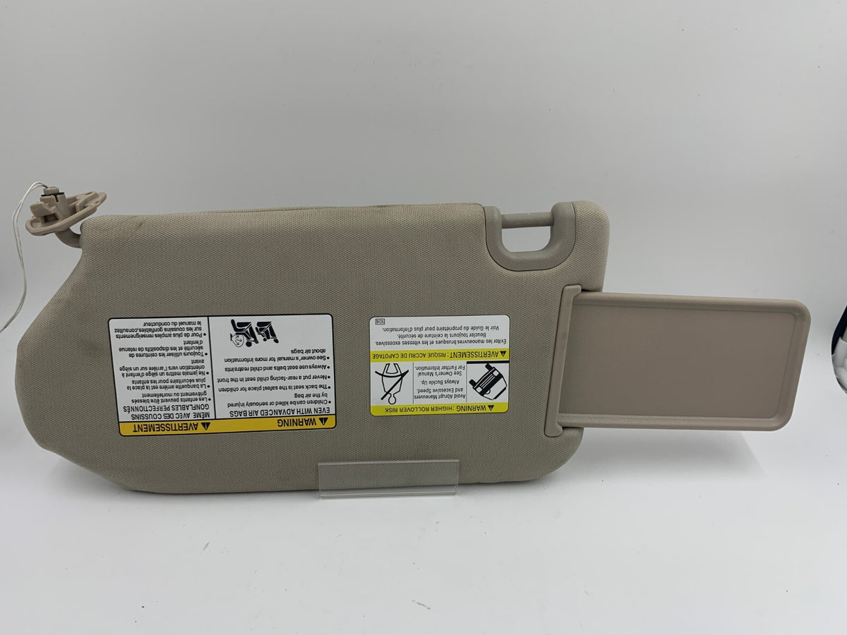 2013-2018 Nissan Pathfinder Passenger Sun Visor Illumination Gray OEM A04B18052