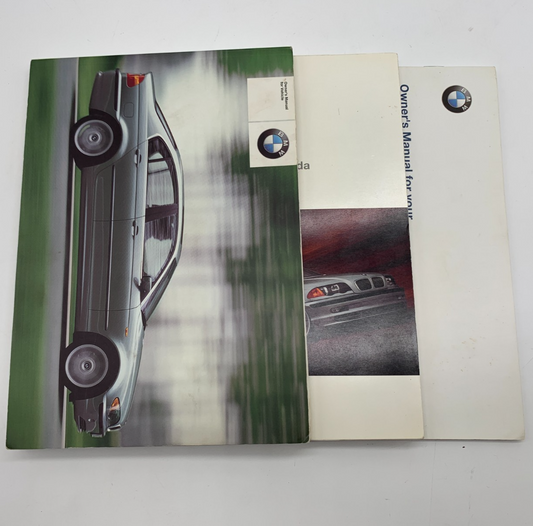 2001 BMW 320i Owners Manual Set OEM C03B26033