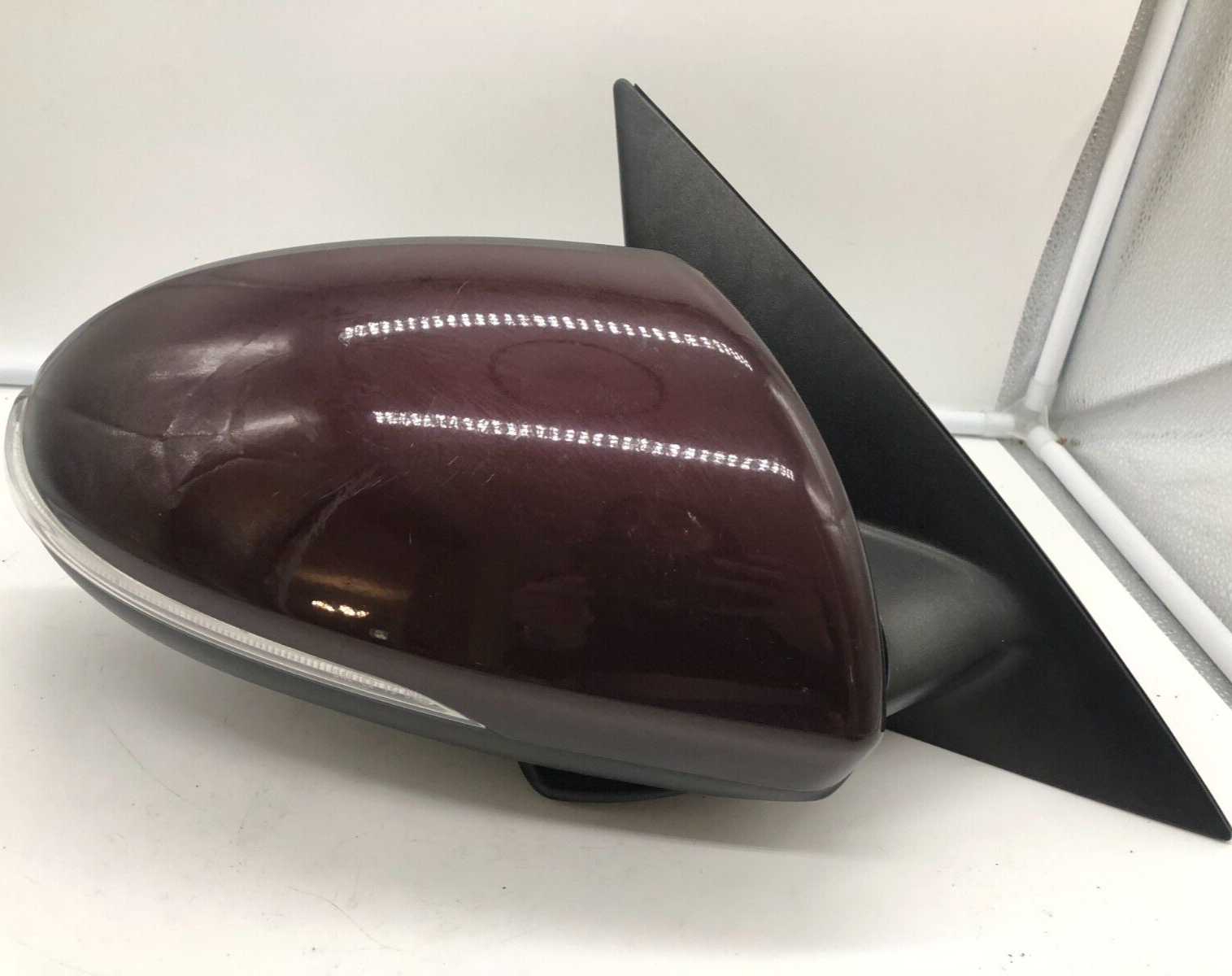 2016-2020 Kia Optima Passenger Side View Power Door Mirror Maroon BSA E03B45001