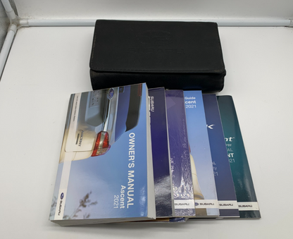 2021 Subaru Ascent Owners Manual Set with Case OEM B04B42003