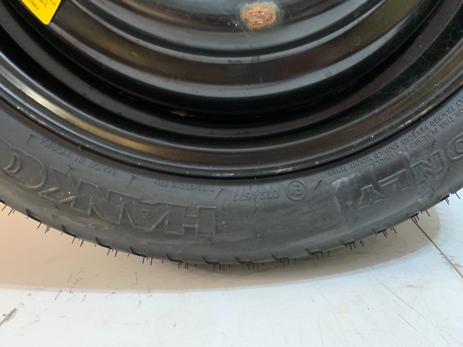 2006-2014 Hyundai Sonata 16" Spare Tire Compact Donut T125/80D16 OEM Spare