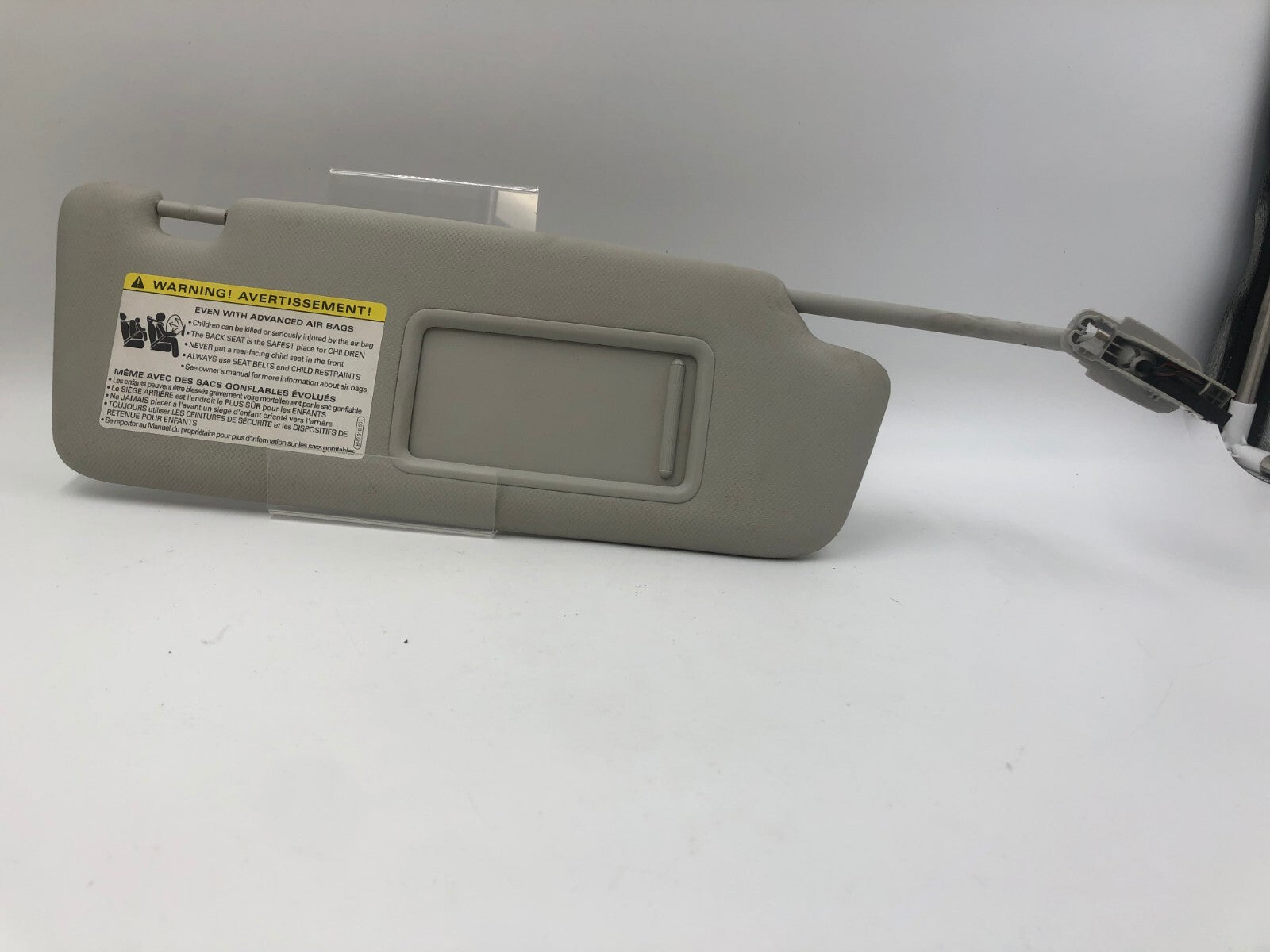 2009-2012 Audi A4 Passenger Sun Visor Sunvisor Gray Illuminated OEM D01B29073