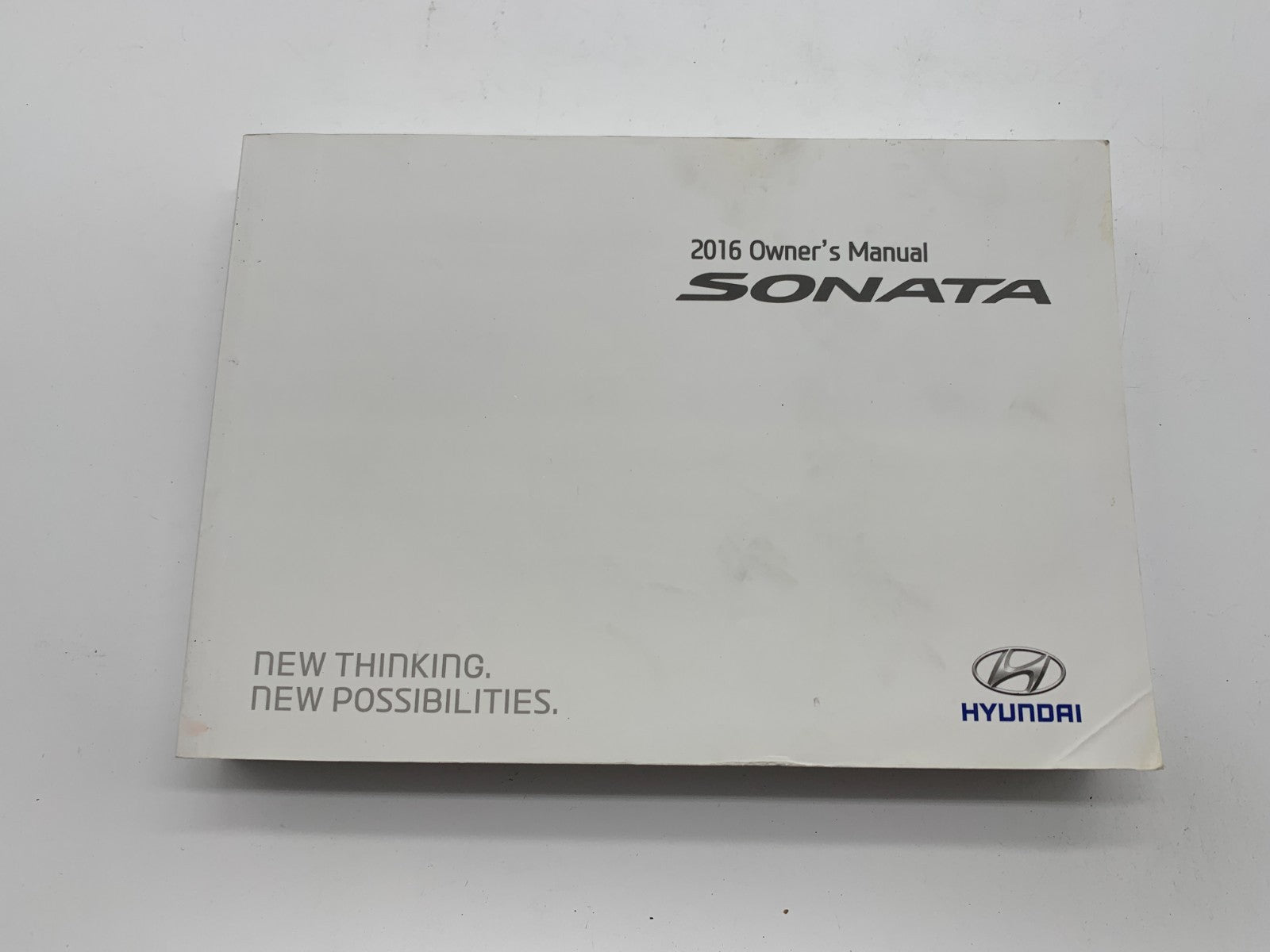 2016 Hyundai Sonata Owners Manual Set with Case OEM B03B03008