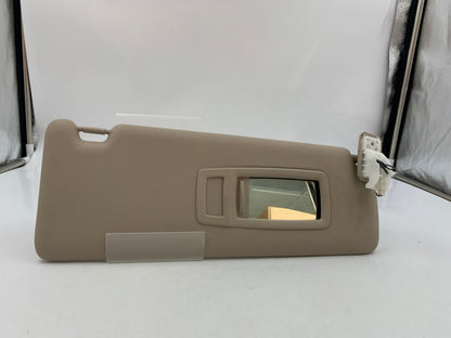 2012-2018 BMW 328i Passenger Sun Visor Sunvisor Beige OEM Illumination E03B66004