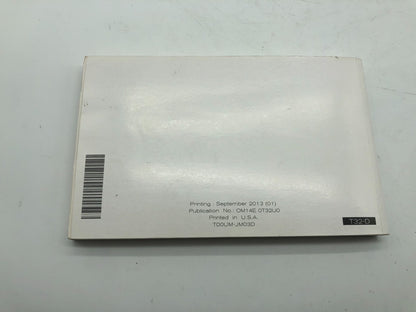 2014 Nissan Rogue Owners Manual Set with Case OEM R01B19006