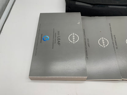2021 Nissan Leaf Owners Manual Set with Case OEM D01B12059
