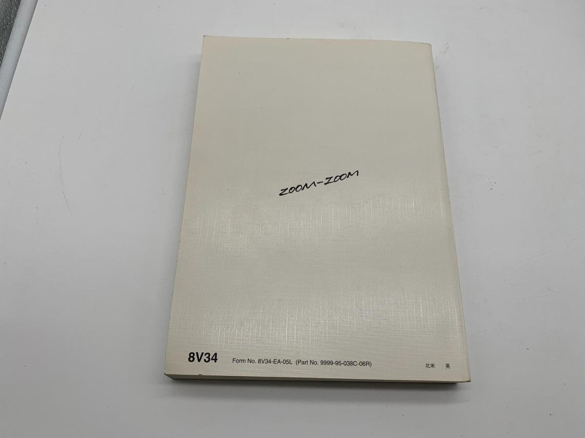 2006 Mazda 3 Owners Manual Set with Case OEM