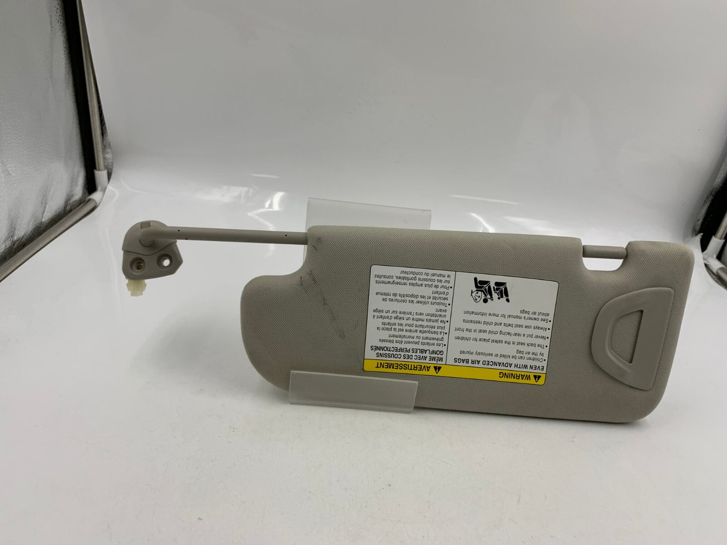 2014-2022 Infiniti Q50 Passenger Sun Visor Gray Illuminated OEM A01B48038