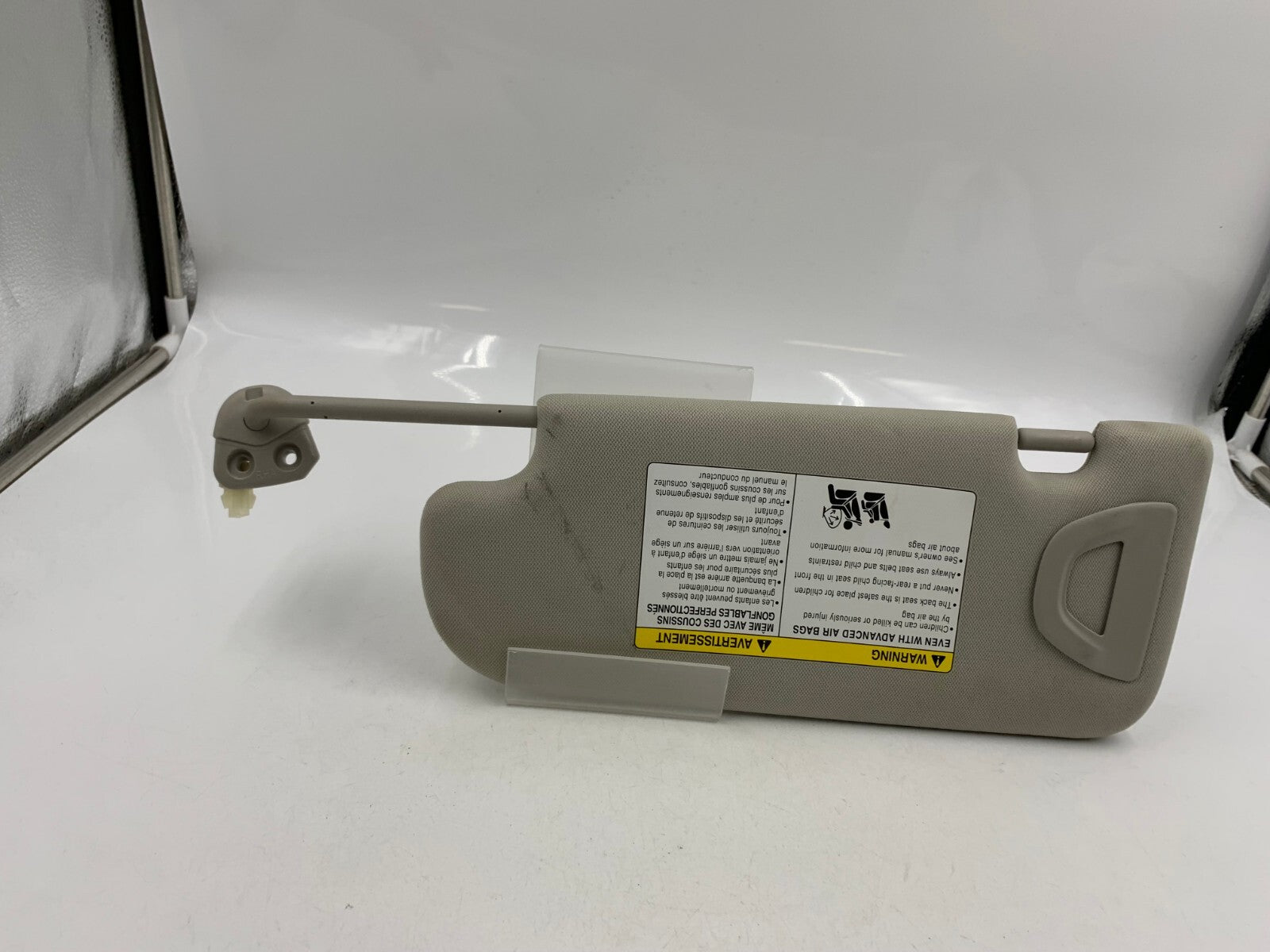 2014-2022 Infiniti Q50 Passenger Sun Visor Gray Illuminated OEM A01B48038