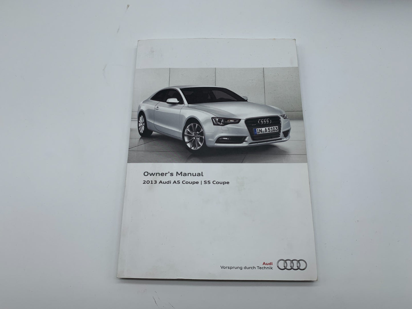 2013 Audi A5 Sedan Owners Manual Set with Case OEM C04B59024