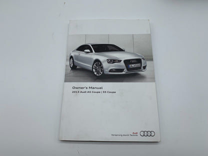 2013 Audi A5 Sedan Owners Manual Set with Case OEM C04B59024