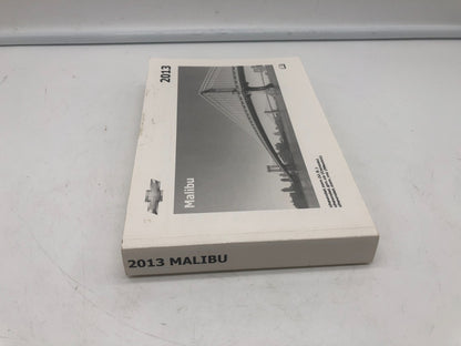 2013 Chevrolet Malibu Owners Manual OEM A03B35053