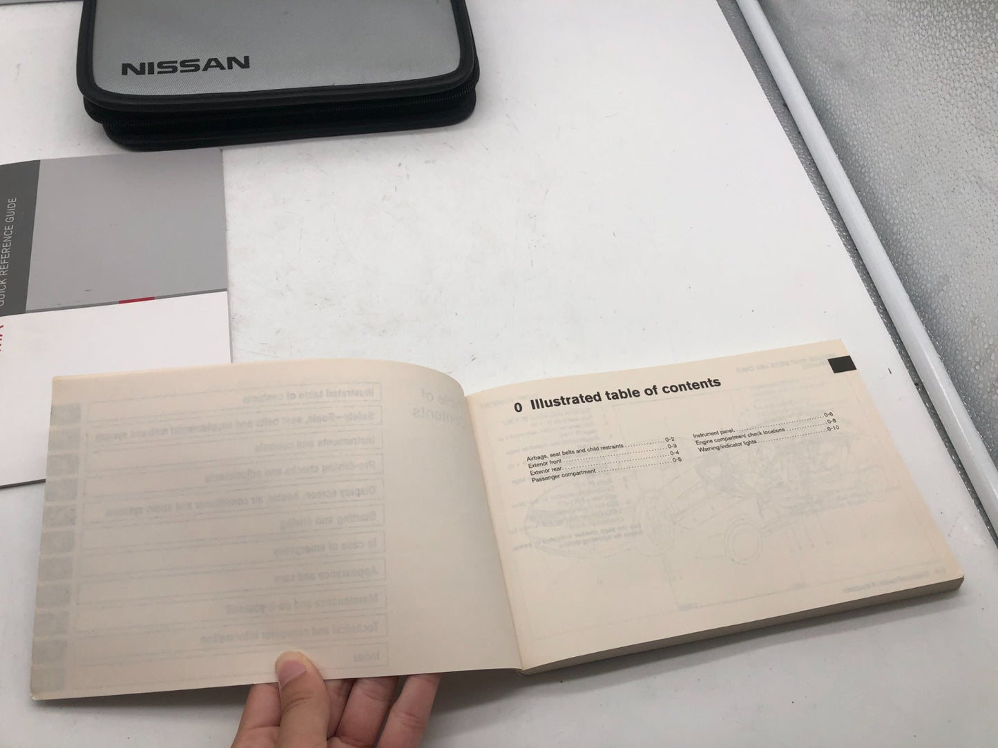 2006 Nissan Altima Owners Manual Set with Case OEM A01B05010