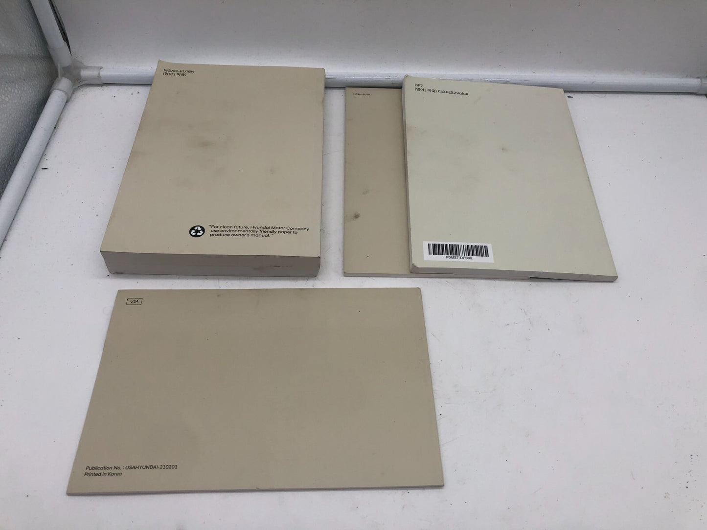 2022 Hyundai Tucson Hybrid Owners Manual Set OEM B02B08039
