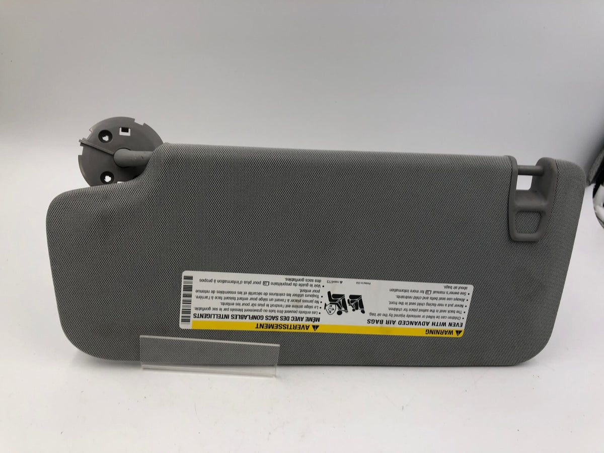 2017-2021 Chevrolet Trax Passenger Sun Visor Gray OEM C01B28022
