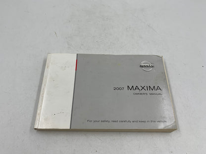 2007 Nissan Maxima Owners Manual OEM E03B05025