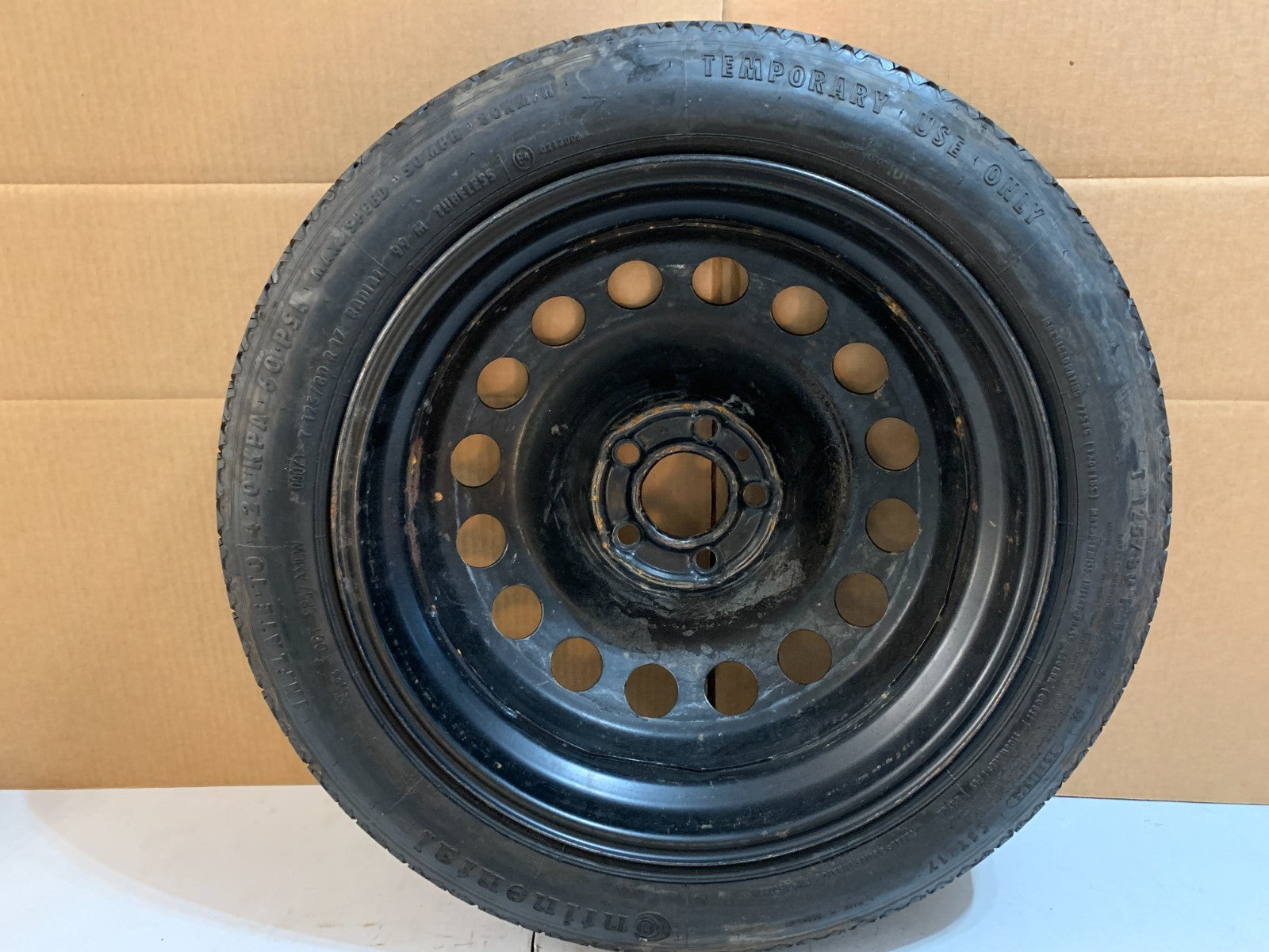 2007-2010 Volvo S60 S 60 17" Spare Tire Compact Donut T125/80R17