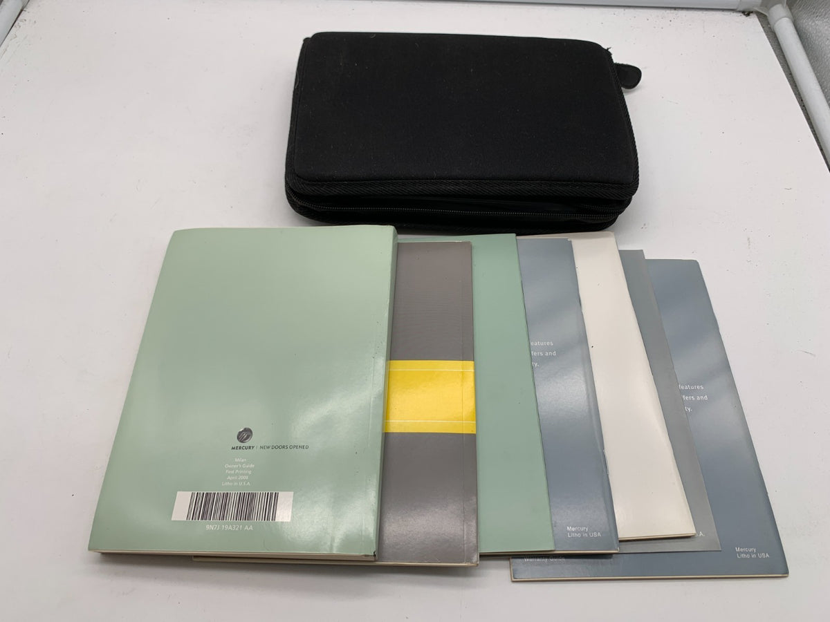 2009 Mercury Milan Owners Manual Set with Case OEM