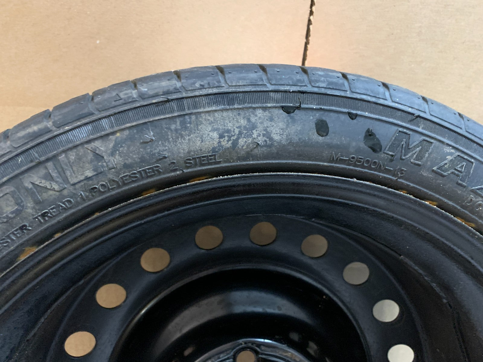 2013-2016 Chevrolet Malibu 17" Spare Tire Compact Donut T125/80R17