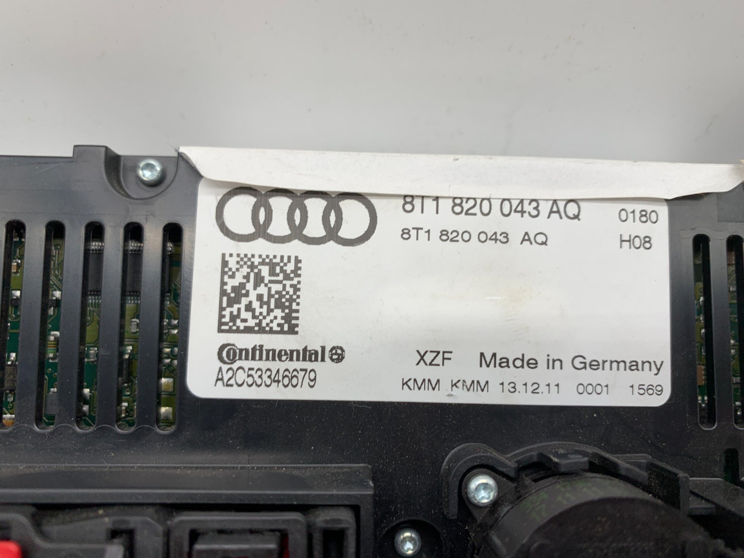 2009-2012 Audi A4 AC Heater Climate Control Unit OEM B03B39006