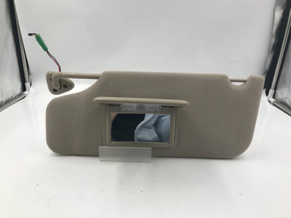 2008-2009 Mercury Sable Driver Sun Visor Sunvisor Gray Illuminated OEM D02B29042