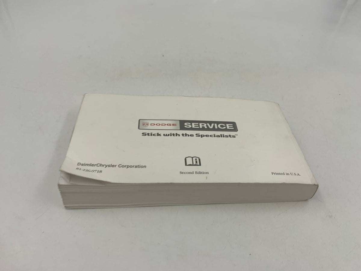2007 Dodge Caravan Owners Manual Set with Case OEM C03B02088