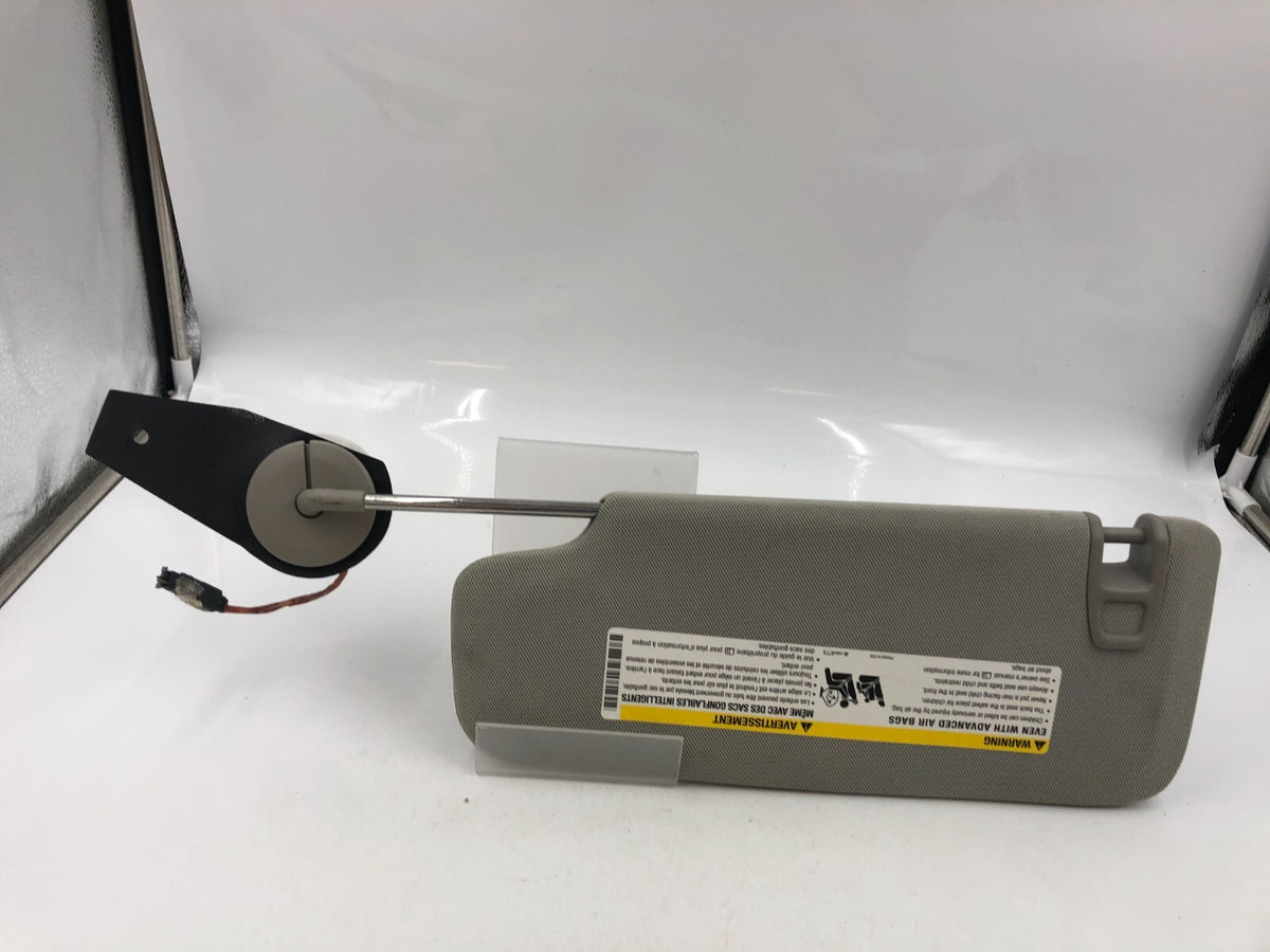 2013-2016 Chevrolet Malibu Passenger Sun Visor Gray Illuminated OEM A03B47044