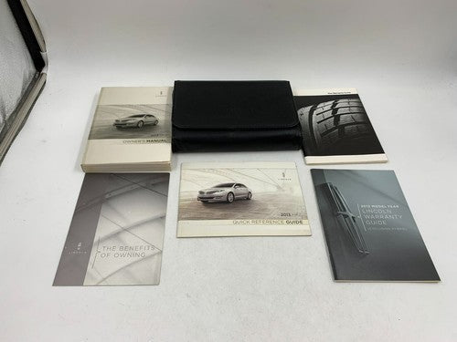 2013 Lincoln MKZ Owners Manual Set with Case OEM R01B09007