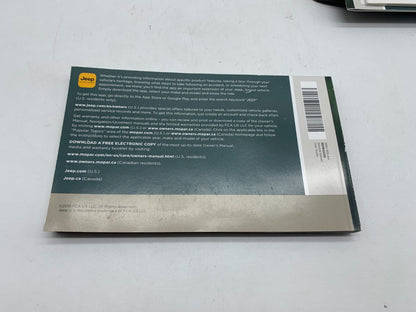 2018 Jeep Renegade Owners Manual Set with Case OEM D03B20005