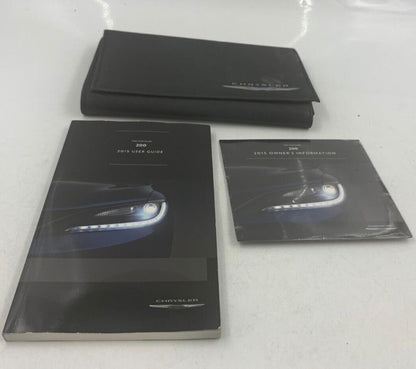 2015 Chrysler 200 Owners Manual Set with Case OEM E03B58011