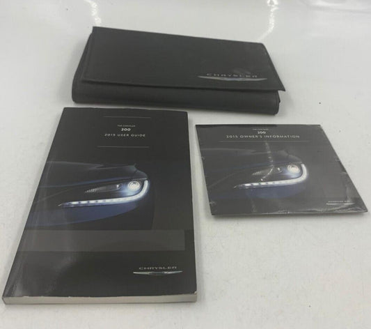 2015 Chrysler 200 Owners Manual Set with Case OEM E03B58011