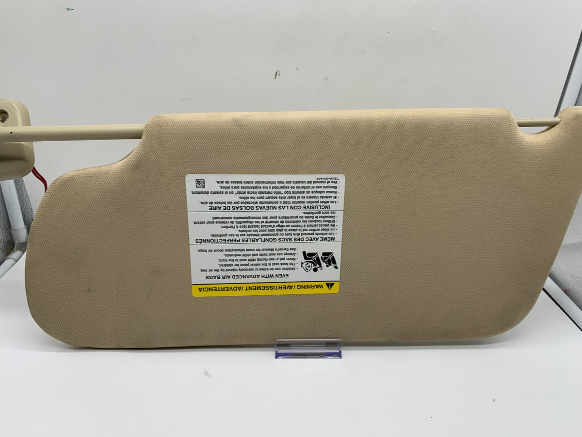 2013-2019 Ford Flex Passenger Sun Visor Shade Tan Illuminated OEM B01B13032