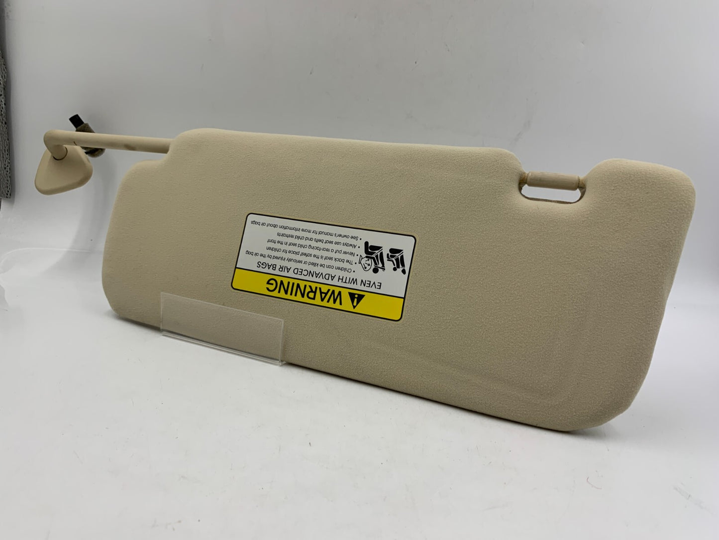 2014-2016 Kia Cadenza Passenger Sunvisor Sun Visor Beige OEM