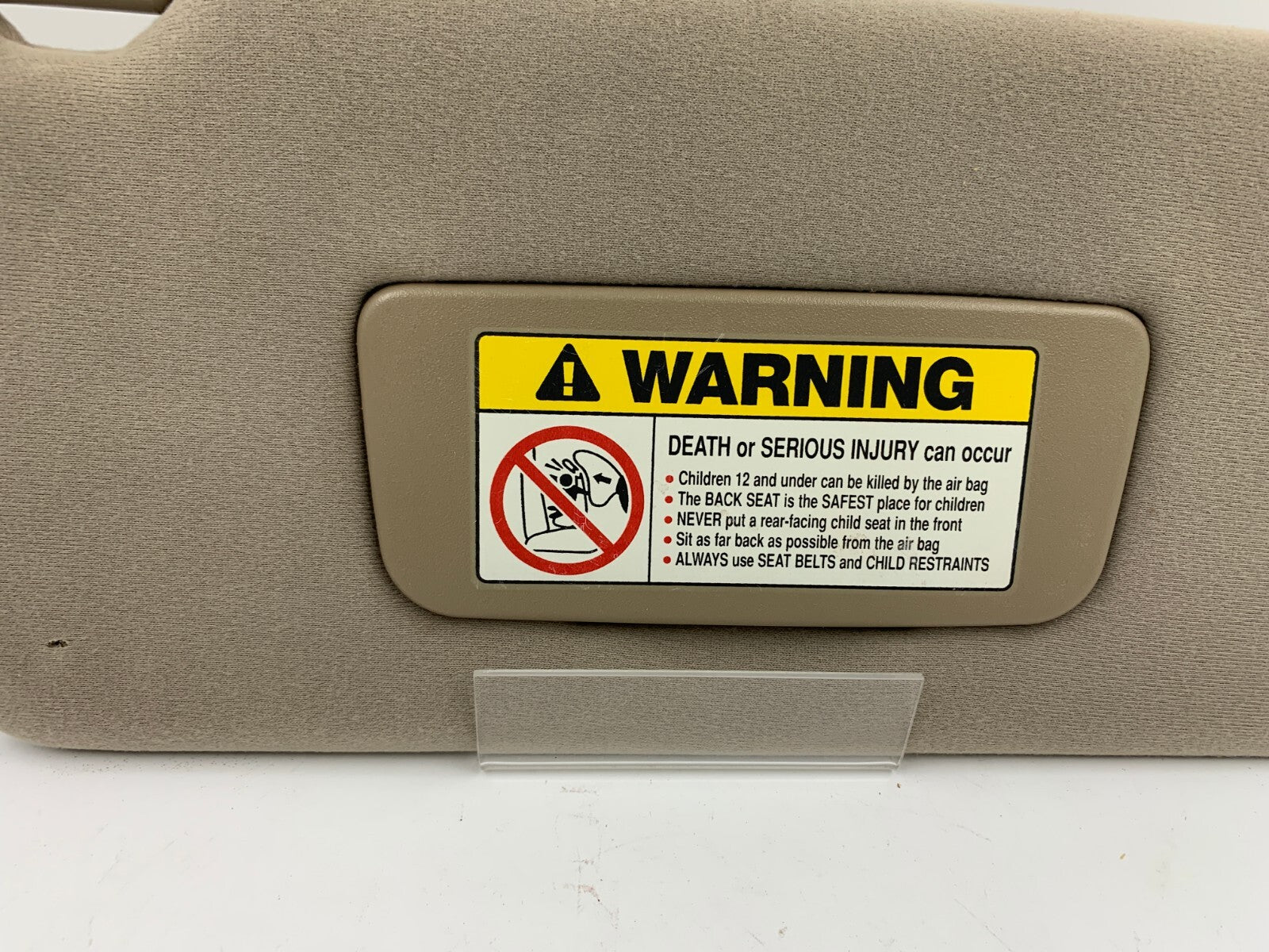 2001-2003 Acura CL Passenger Sun Visor Gray Illuminated OEM E02B66004