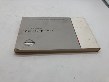 2008 Nissan Sentra Owners Manual OEM A02B19006