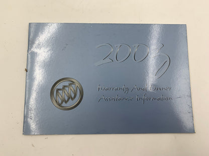 2003 Buick Rendezvous Owners Manual Set OEM A04B17090