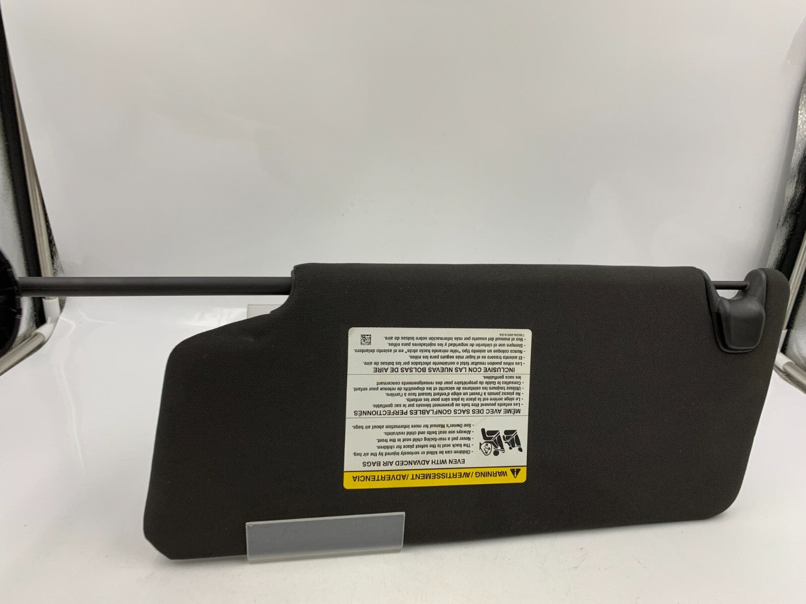 2011-2015 Ford Explorer Passenger Sun Visor Black OEM B01B01008