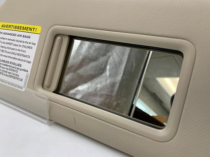 2008-2011 Audi A5 Passenger Sun Visor Beige Illuminated OEM B04B26031