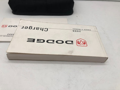 2008 Dodge Charger Owners Manual Set with Case OEM D03B67015