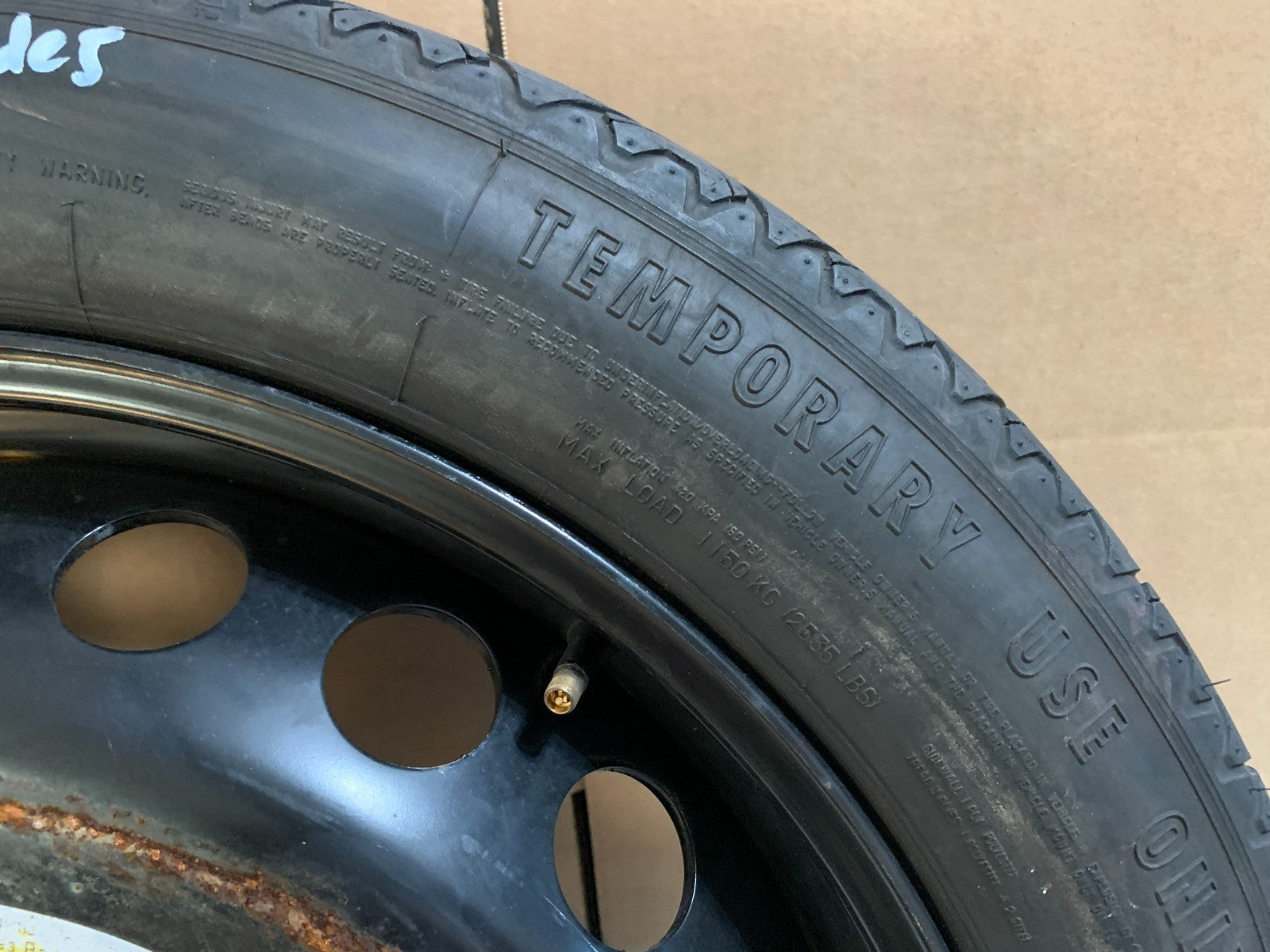 2007-2014 Mercedes Benz S550 19" Spare Tire Wheel Compact Donut T155/70R19