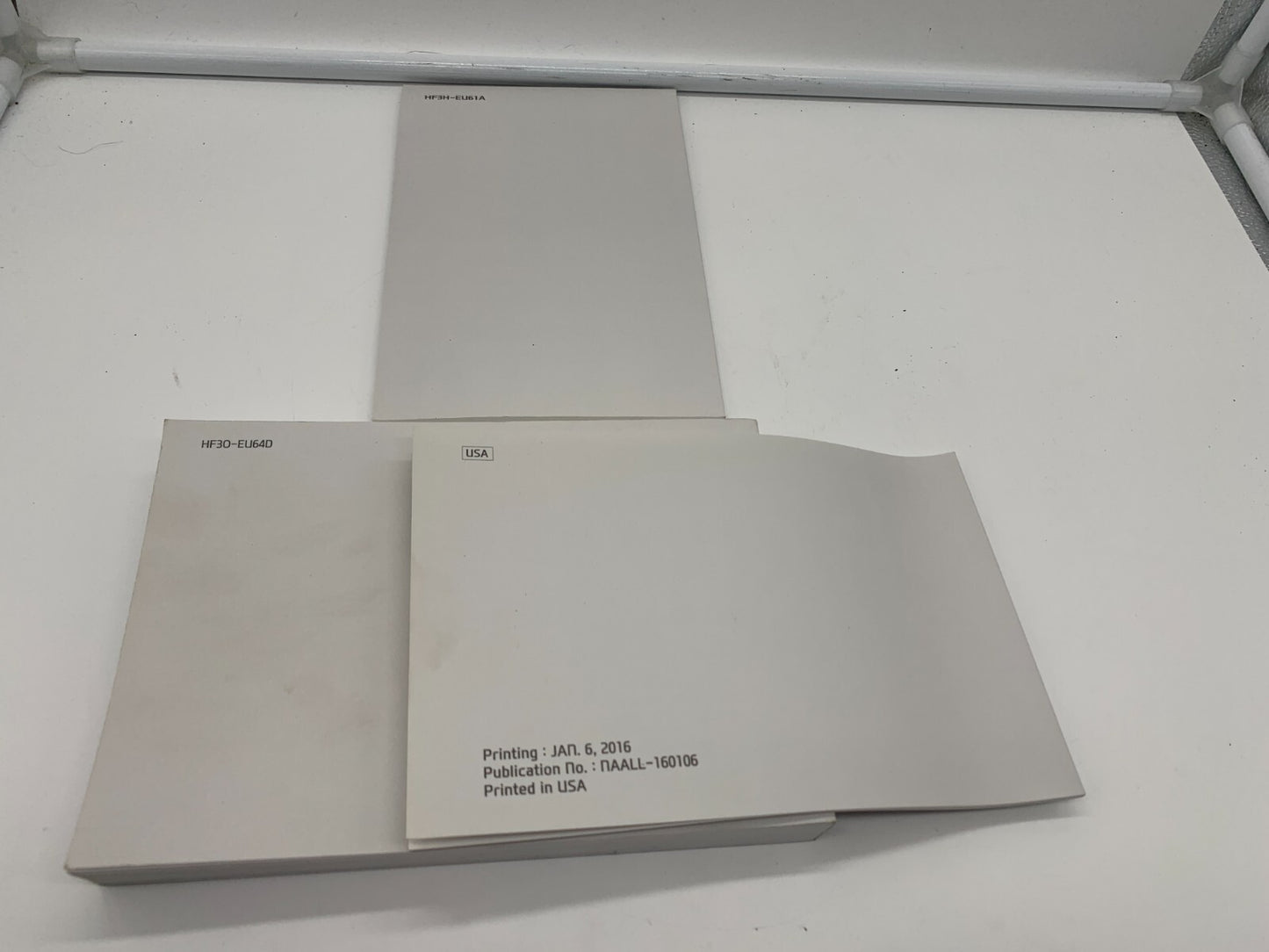 2017 Hyundai Elantra Owners Manual Set OEM A02B54007
