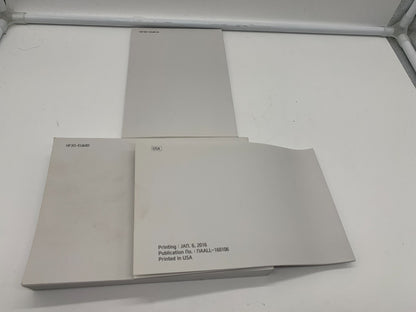 2017 Hyundai Elantra Owners Manual Set OEM A02B54007