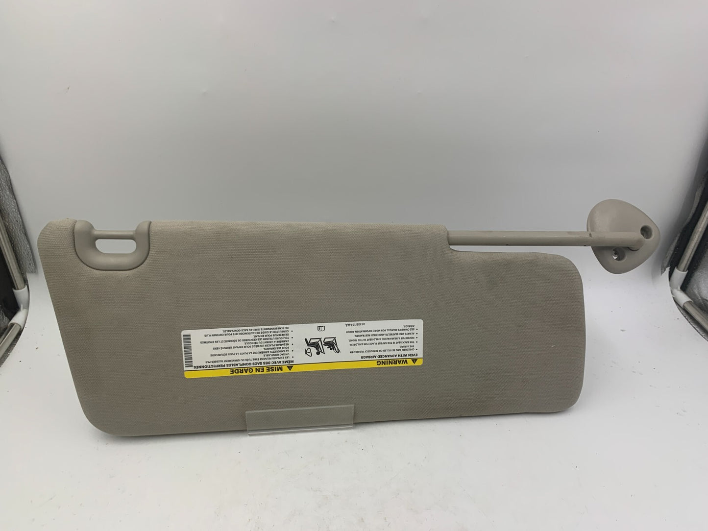 2013-2023 Dodge Ram 1500 Driver Sun Visor Gray OEM B01B06036