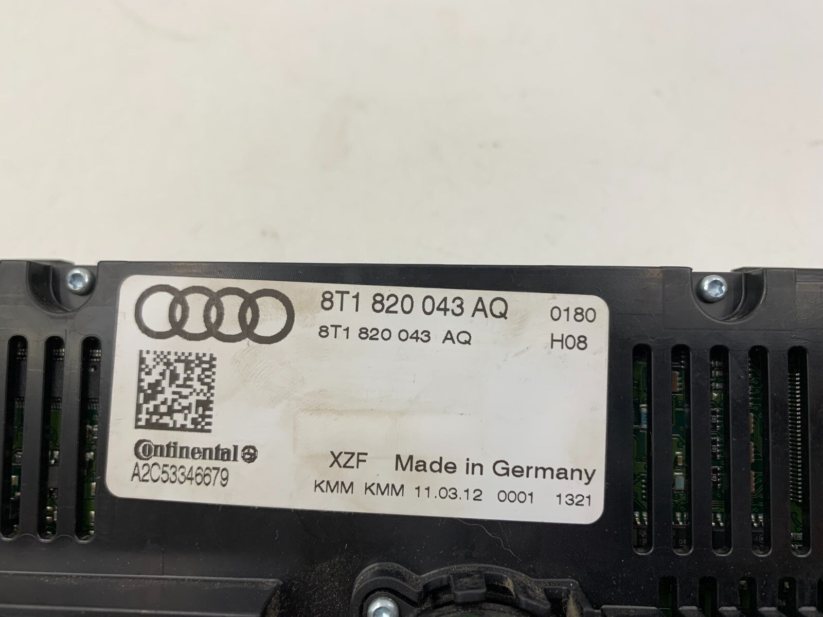 2009-2012 Audi A4 AC Heater Climate Control OEM C02B55006