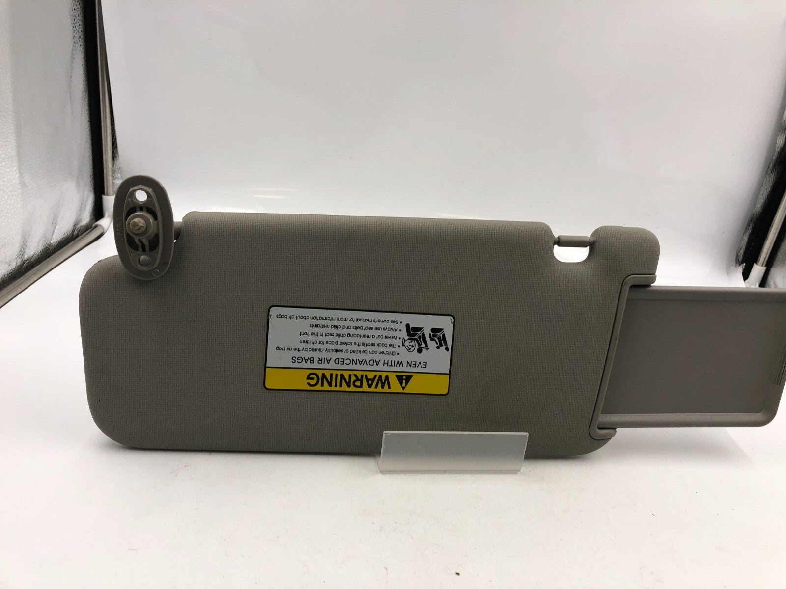 2010-2013 Kia Forte Passenger Sun Visor Gray OEM A04B19068