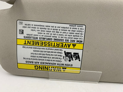 2015-2023 Subaru Legacy Passenger Sun Visor Beige Illuminated OEM B01B27085