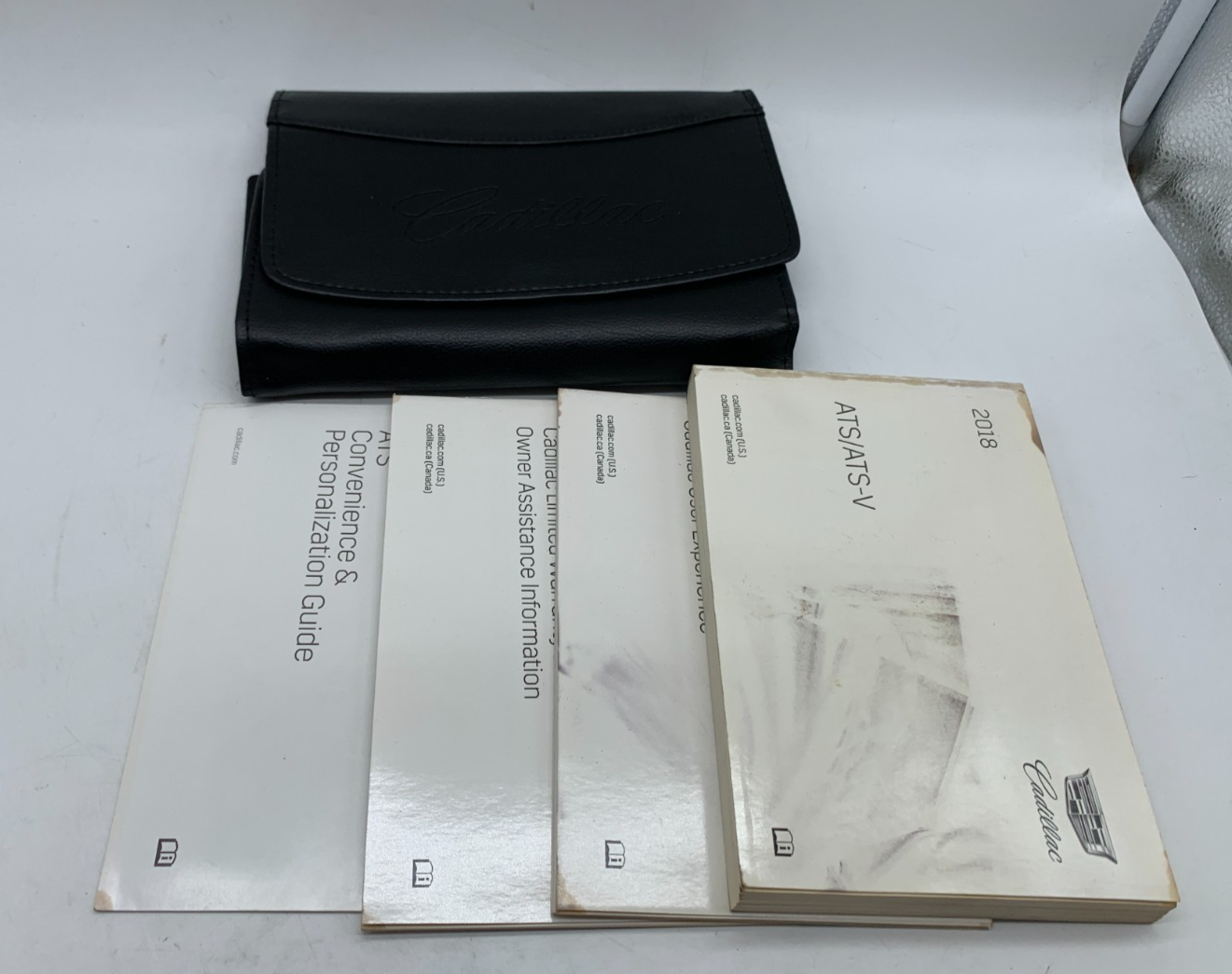 2018 Cadillac ATS/ATS-V Owners Manual Set with Case OEM B01B24009