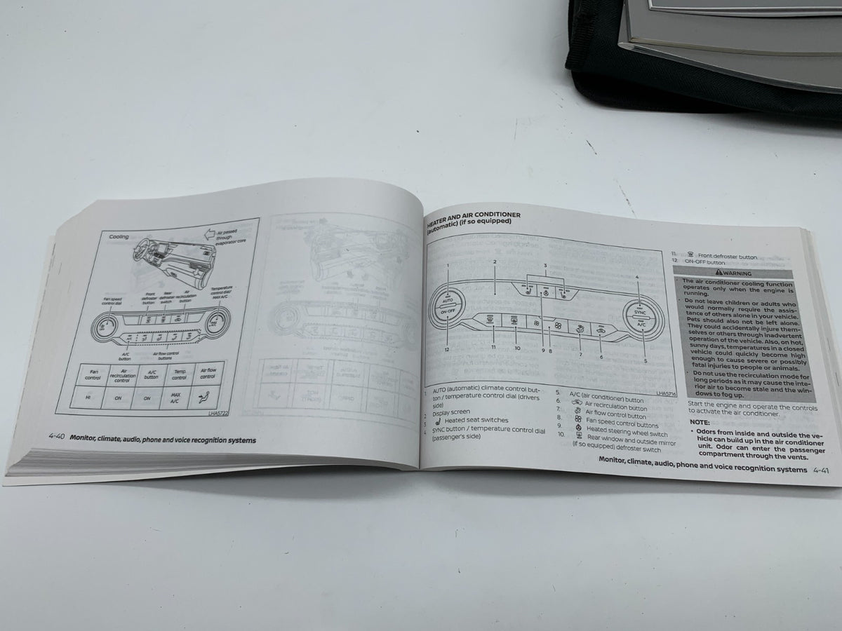 2024 Nissan Altima Sedan Owners Manual Set with Case OEM A01B51006